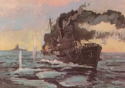 Pavlinov P.P. 1945. "Бой в Арктике: "Александр Сибиряков" и "Адмирал Шеер" 25 августа 1942 года"